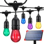Guirnalda Led Solar RGB 7M - 10Ampolletas G45 GLOBO COLORES