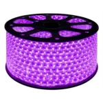 Cinta Led Morado Impermeable Corte A 50Cm 2835 Smd 220V