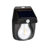 Lampara Solar Ampolleta Foco Aplique Con Sensor Movimiento
