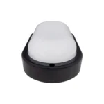 Foco Tortuga Led OvaL 12W 3 Luz Cálida 3000K Borde Negro - Imagen 2