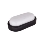 Foco Tortuga Led OvaL 12W 3 Luz Fría 6500K Borde Negro