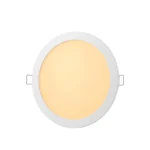 Panel Led Embutido Redondo Cálido 3500K 3W
