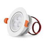 Foco Led Embutido Dirigible Cálido 3500k 3W Blanco - Imagen 2