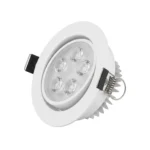 Foco Led Embutido Dirigible Cálido 3500k 5W Blanco - Imagen 2