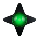Aplique Led Exterior 4 Diodos Verde IP65