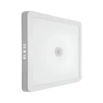 Panel Led 18w Sobrepuesto Cuadrado Frio Con Sensor de Movimiento