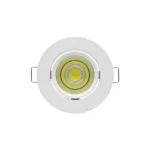 Foco Spot Led Mini 3w Embutido Redondo 3 Tonos de Luz