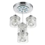 Lámpara Led Colgante 3 Tonos de Luz 40-60W Modelo Blanco