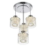 Lámpara Led Colgante 3 Tonos de Luz 40-60W Modelo Blanco - Imagen 2