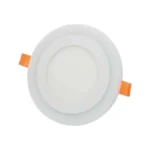 Panel Led Borde RGB Redondo Embutido Control Remoto Luz Fría 3W+3W