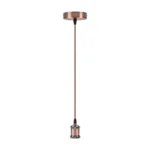 Soquete Colgante Vintage E27 Cobre-Grafitado