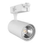 Foco Para Riel Led 30W 3200K Cilíndrico Clase 2 Blanco
