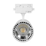 Foco Para Riel Led 30W 3200K Cilíndrico Clase 2 Blanco - Imagen 2