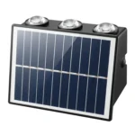 Aplique Solar Alta Potencia Led 6w Exterior 3000k