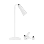 Lampara de Escritorio LED Recargable USB Touch, Luz Separable Color Blanco - Imagen 2