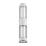 Aplique Exterior Led 2x5w Rectangular Color BLANCO 3000k Calido