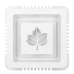 Lampara de Techo Led Acrilica Cuadrada 30cm Hoja Central Modelo 812 3tonos