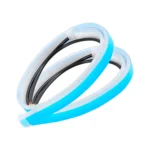 Cinta Tira Led Ojos Angel Blanco Ambar Intermitentes 60Cm