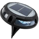 Estaca Foco Led RGB Solar Exterior Piso Jardín