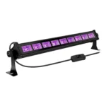 Luz Led Uv Negra Para Fiestas Fluor Ultravioleta Barra 9x3w