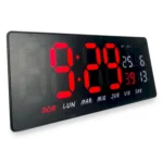 Reloj Digital Pared-Mesa Led 36x15.5cm Programable Bicolor JH3604 - Imagen 2