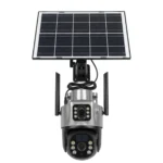 Camara IP Solar Satelital SIM 4G Doble Visión. Exterior APP V380 pro Bicolor - Imagen 2