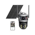 Camara Ip Solar Satelital SIM 4G Doble Visión. Exterior APP V380 Pro