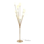 Lámpara de Pie Diseño 10 Esferas 150Cm Calido Dorado