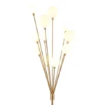 Lámpara de Pie Diseño 10 Esferas 150Cm Calido Dorado - Imagen 2