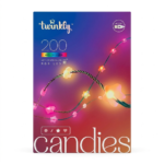 Candies Estrella Twinkly 12 Mts RGB 200 Leds Smart Wi-fi Mapeo APP, Cable Verde