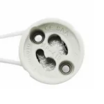 Soquete GU10, Cable 19mm, para Dicroica Led.