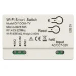Relé Controlador Abre Portón Chapa Eléctrica Wifi RF