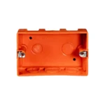 Caja Nicho de Distribución para Tabiquería Naranja con Soporte Metálico MEC - Imagen 2