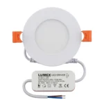 Panel Led Embutido Redondo Calido 3000k 3W LUMEX - Imagen 3