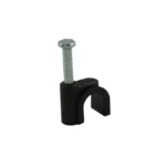 Grampa Cordón Coaxial Diametro 6.0 Mm.Rg59 – Negro MEC Bolsa 100 Uni.