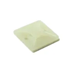 Base Autoadhesiva Para Collarín Sujetacable 18.0x18.0x 4.5mm Blanco Mec