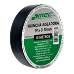 Huincha Aisladora 19 X 15mm X 10mts Negro MEC