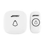 Timbre Inalámbrico 57 Tonos 120Mts Color Blanco MEC