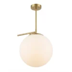 Lámpara Colgante Esfera 30cm Gold Amp E-27 x1