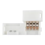 Conector Recto Sin Soldadura de 4 pines y 10mm para tira de luz LED RGB 5050 - Imagen 2