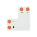 Conector De Esquina Flexible Sin Soldadura Para Cinta 5050/5630 Mono Color 12V - Imagen 3