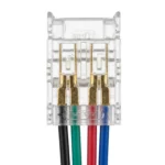 Conector De Esquina Flexible Sin Soldadura Para Cinta RGBW 12V - Imagen 2