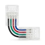 Conector Tipo L Extensión Tira Led 5050 12v Rgb