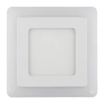 Panel Led Borde RGB Cuadrado Embutido Control Remoto Luz Fría 6W+3W