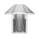 Perfil De Aluminio Embutido Slim 7x8mm Para Cinta Led Tira 2mts Incluye Difusor - Imagen 3