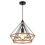 Lámpara Individual Vintage Triangular Incluye Ampolleta - Imagen 2