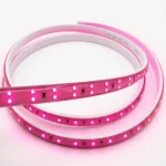 Cinta Led Rosado Impermeable Corte A 20Cm 2835 Smd 220V