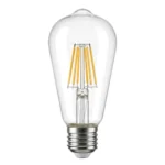 Ampolleta Led Vintage 8 Filamento 8w E27 Luz Fria 6500k