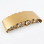 Aplique Para Pared Exterior de 8 Led 8W DORADO 3000k - Imagen 3