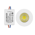 Foco Spot Led Mini 3W Embutido Redondo Luz Fria 6000K - Imagen 3